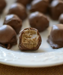 Chocolate covered TIGERNUT Butter  balls