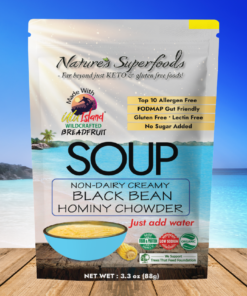 Black Bean Hominy Corn Chowder